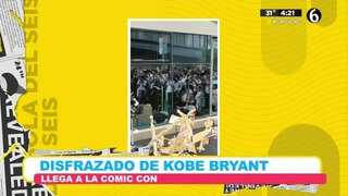 Disfrazado de Kobe Bryant llega a la 'Comic Con'