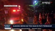 Gudang Berisi 60 Ton Ikan di Pati Terbakar