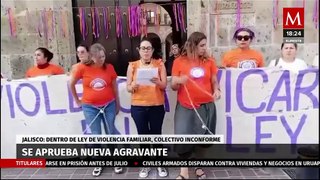 Aprueban modificación a ley contra violencia familiar en Jalisco