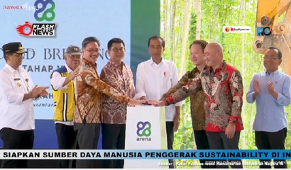 Presiden Lakukan Groundbreaking PT Arena Graha Andalan di IKN