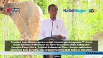 Presiden Jokowi Lakukan Groundbreaking PT Arena Graha Andalan di IKN