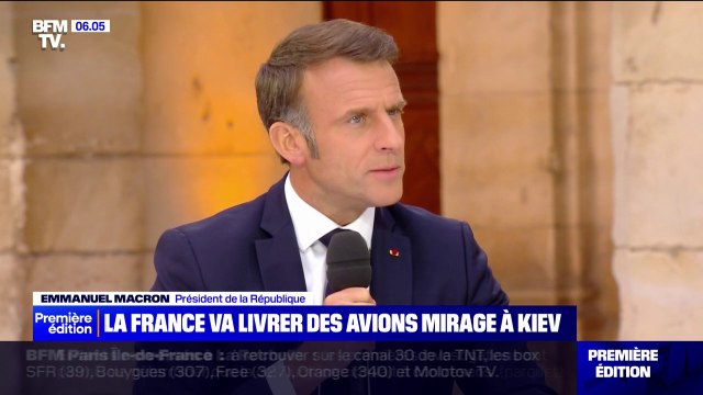 Guerre en Ukraine: la France va livrer des avions Mirage à Kiev