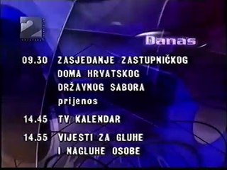 HRT 2 03.05.1999. - TV raspored