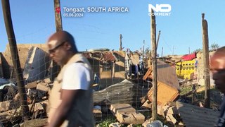 عاصفة عاتية تخلف دمارًا هائلا في كوازولو ناتال في جنوب إفريقيا