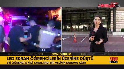 Cemal Reşit Rey'de led ekran sahneye düştü! 6 kişi yaralandı