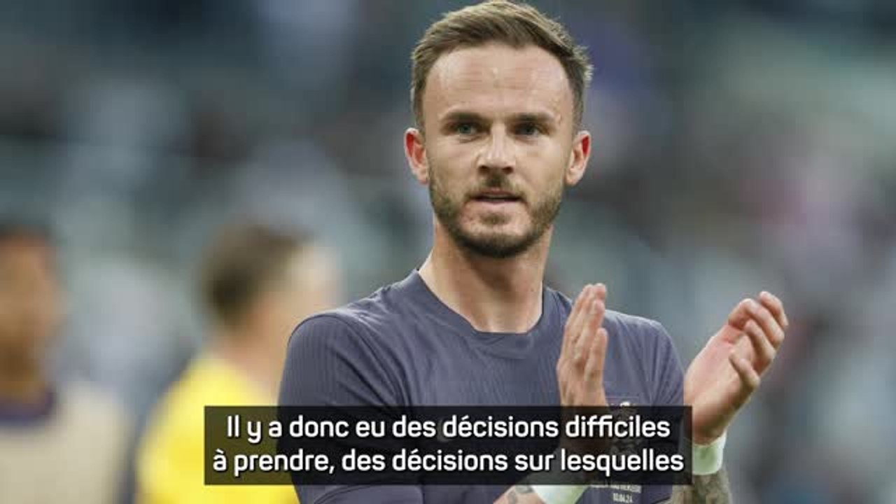 Angleterre - Southgate sur l'absence de Grealish et Maddison : "Des décisions difficiles à prendre"