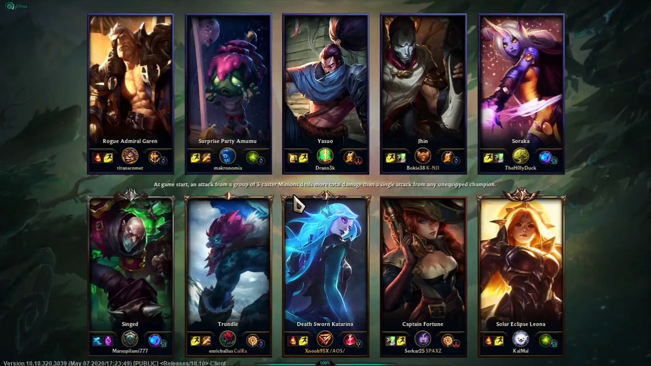 Katarina Vs Yasuo Mid - League Of Legends Ranked Gameplay  34 2020 05 16