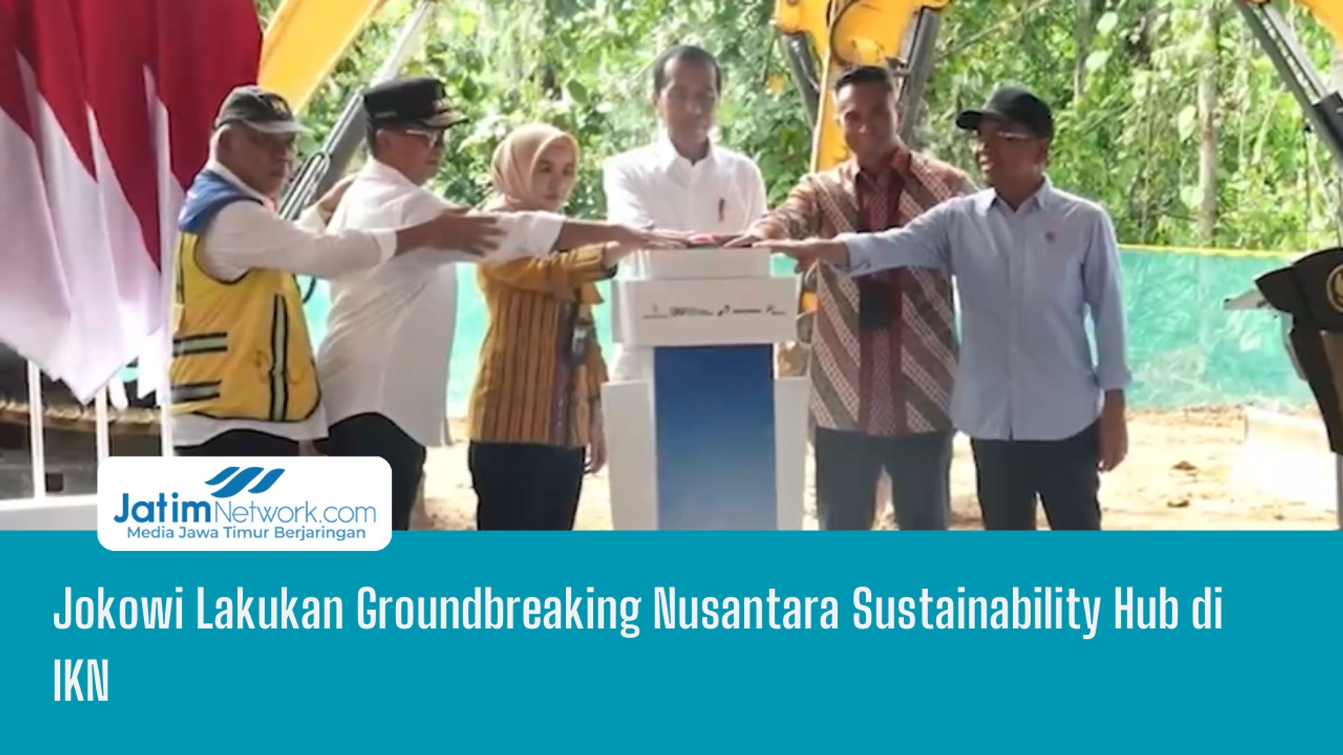 ⁣Jokowi Lakukan Groundbreaking Nusantara Sustainability Hub di IKN