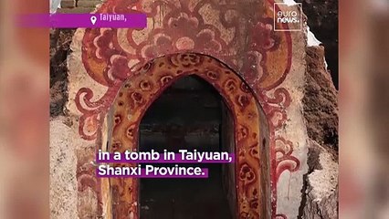 Archaeologists uncover stunning Tang Dynasty murals in ancient Taiyuan tomb