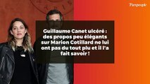 Guillaume Canet ulcéré : des propos peu élégants sur Marion Cotillard ne lui ont pas du tout plu et il l'a fait savoir !