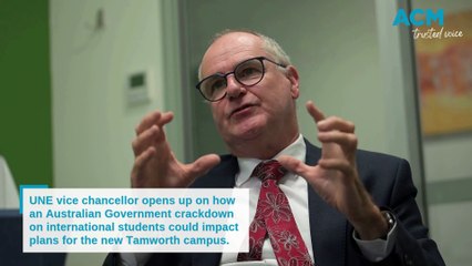 UNE vice chancellor discusses international students