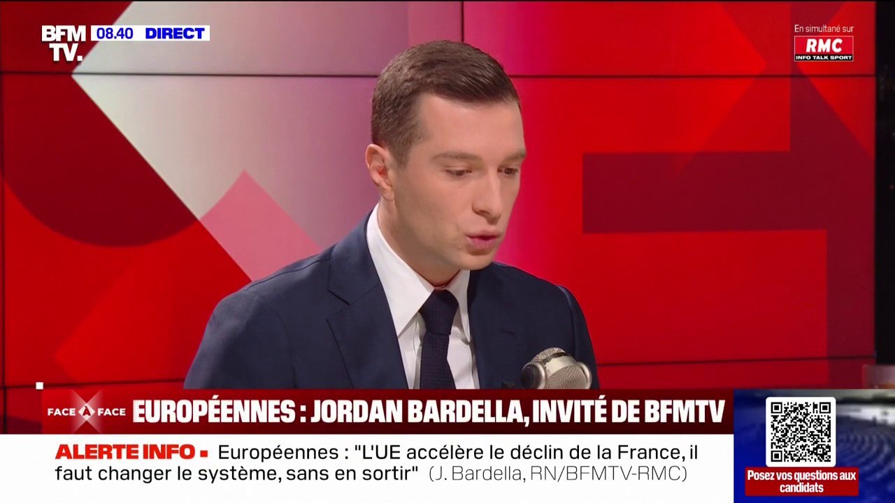 Énergies renouvelables: Jordan Bardella souhaite "'qu'on arrête les éoliennes"