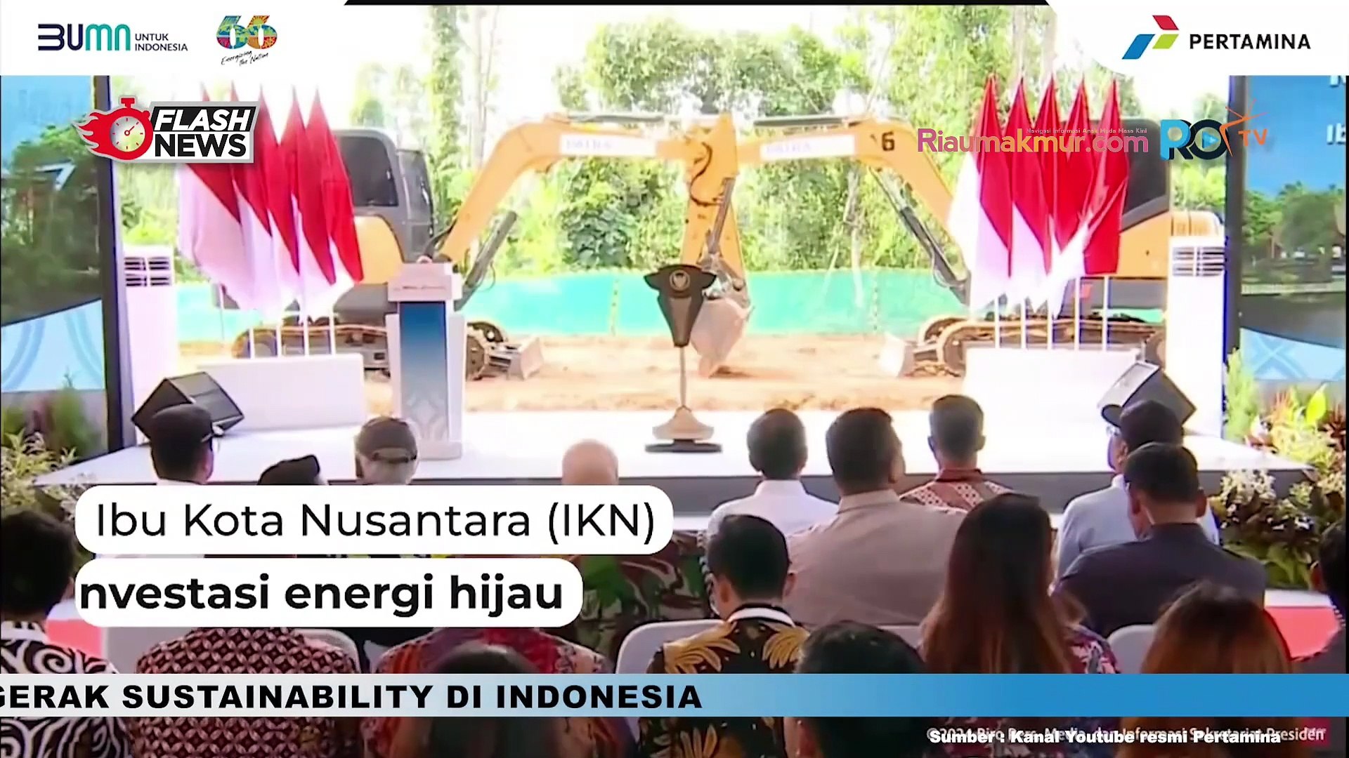 ⁣Jokowi Lakukan Groundbreaking Nusantara Sustainability Hub di IKN