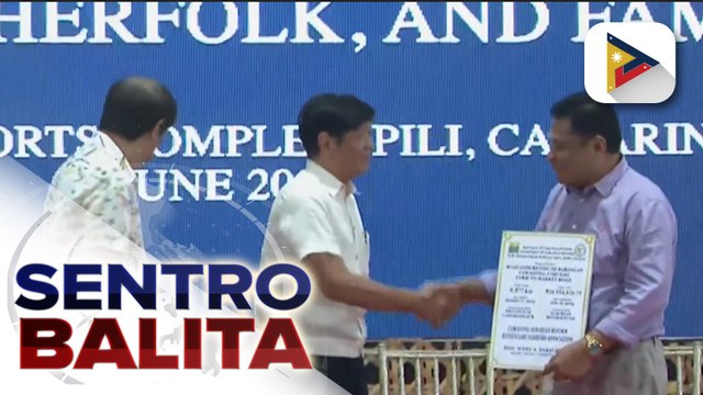 PBBM pinangunahan ang pagbibigay ng titulo ng lupa sa 1,965 Agrarian Reform Beneficiaries