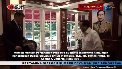 Prabowo Terima Kunjungan Dubes Slovakia