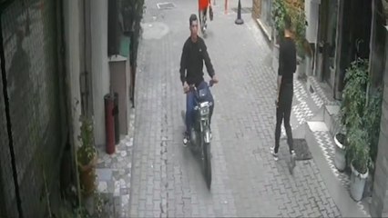 Motosiklet hırsızı polisten kaçamadı