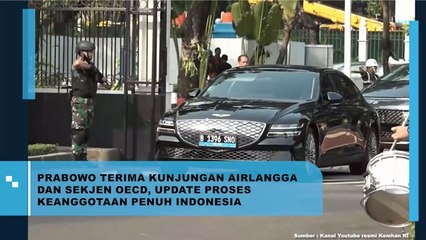 Prabowo Terima Kunjungan Airlangga dan Sekjen OECD, Update Proses Keanggotaan Penuh Indonesia