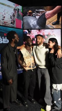 « Tu filmes là ? » Nassim Lyes à l’avant-première du film « Sous la Seine » sur Netflix (Exclu Dailymotion)