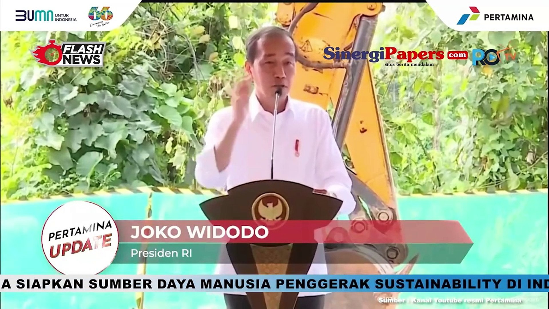 ⁣Jokowi Lakukan Groundbreaking Nusantara Sustainability Hub di IKN