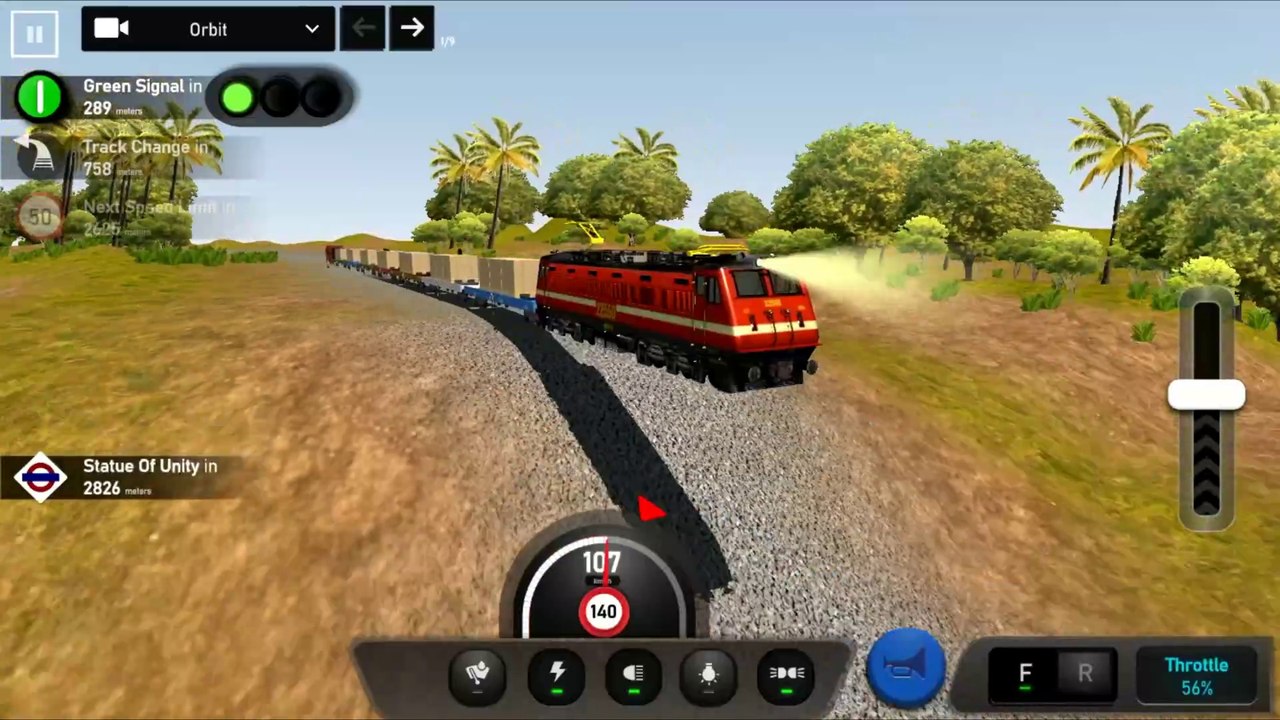 Harry Potters magical flying train simulator gameplay | Indian Train Simulator