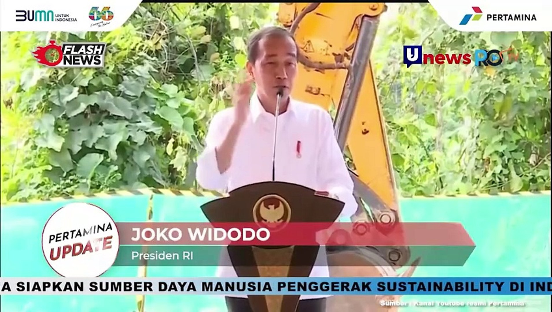 ⁣Jokowi Lakukan Groundbreaking Nusantara Sustainability Hub di IKN
