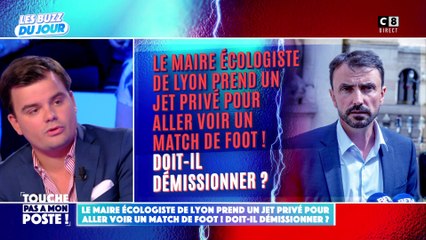 Le maire écologiste de Lyon prend un jet privé pour aller voir un match de foot !