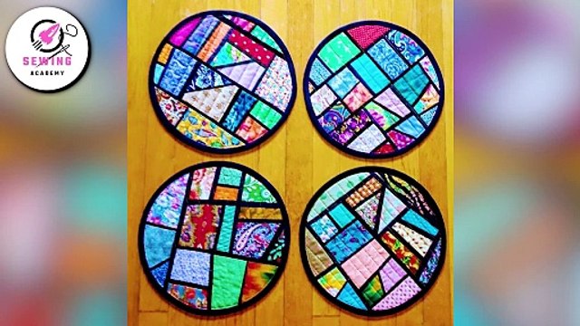 40 Sewing Coasters Projects | 40 Sewing Coaster DIY Ideas