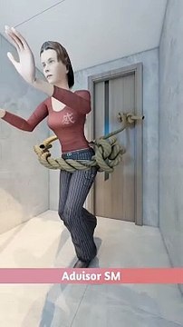 Wife built luxury bathroom because of toilet _ 3d animation #shorts #animation