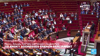 REPLAY: Ukraine's Zelensky addresses French parliament