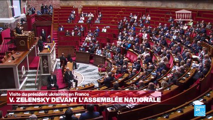 "France, je vous remercie" : Zelensky prononce un discours devant l'Assemblée nationale