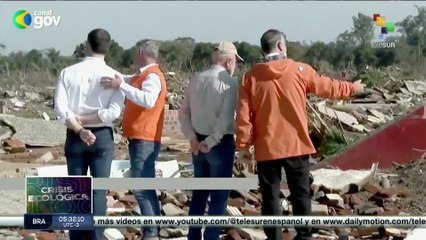 Presidente Lula Da Silva  visita zonas devastadas por inundaciones