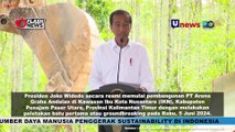 Presiden Jokowi Lakukan Groundbreaking PT Arena Graha Andalan di IKN