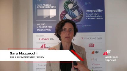 Forum Comunicazione 2024, Mazzocchi (StoryFactory): “L’integrability ha sempre fatto parte del nostro modo di lavorare”