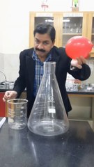 Dancing balloon - air pressure science experiment