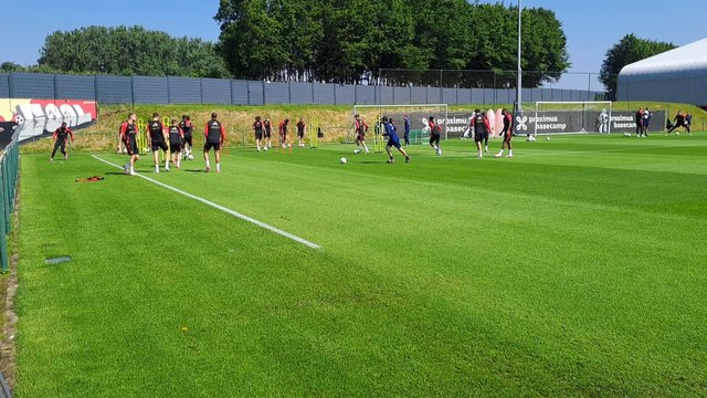 Les Diables Rouges s'entraînent avant Belgique - Luxembourg