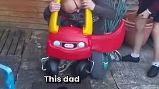 Husband Gets Stuck in Hilarious Little Tikes Escape