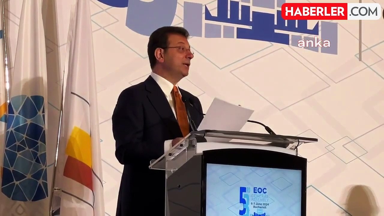 'Avrupa  Olimpiyat Komiteleri 53. Genel Kurulu'nda Konuşan İmamoğlu: "Olimpiyat Ruhuna ve Felsefesine En Uygun Ev Sahibiyiz"