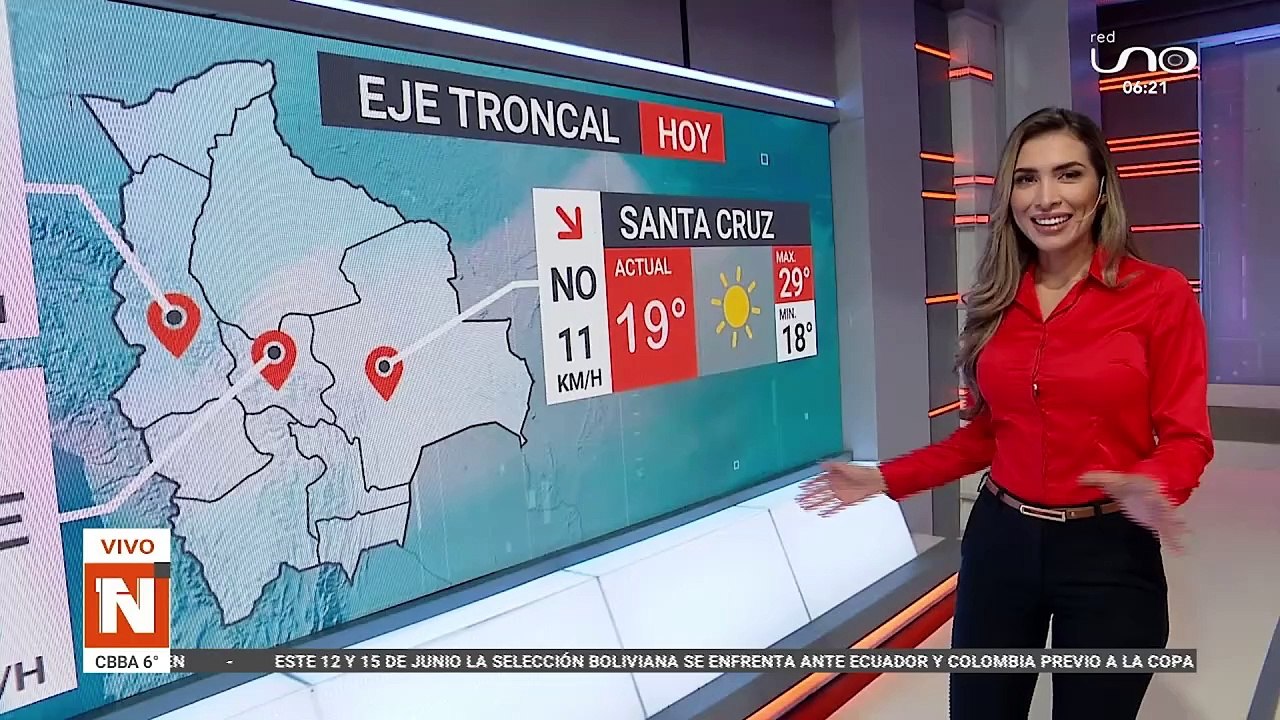 SCZ Reporte del clima de la presentadora