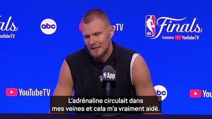 Celtics - Porzingis : "J'ai senti l'adrénaline dans mes veines"