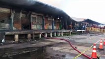 Veja como ficou pavilhão da Ceasa após incêndio de grandes proporções