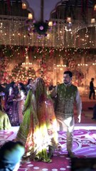 Mehndi Event Couple Dance On Dancefloor #wedding #mehndi