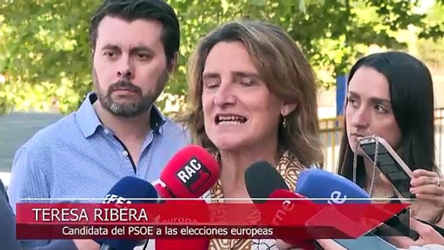 Líderes y candidatos políticos votan en las elecciones al Parlamento Europeo