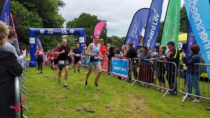 Watch as more than 1,000 runners and walkers Race for Life