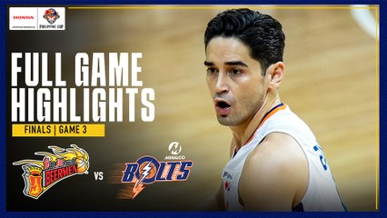 PBA Game Highlights: Meralco hangs tough in crunch time, nips San Miguel in Game 3