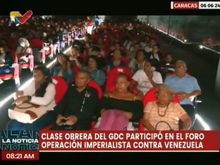 Trabajadores del GDC participaron en el foro "Operación Imperialista Contra Venezuela"