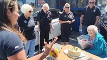 Newquay RNLI fundraising volunter Agnes Clemens celebrates her 100th birthday 2