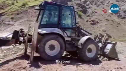 Diyarbakır Kulp’ta katır kurtarma operasyonu