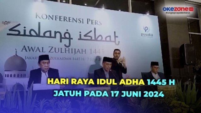 Pemerintah Tetapkan Hari Raya Idul Adha 1445 H Jatuh pada 17 Juni 2024