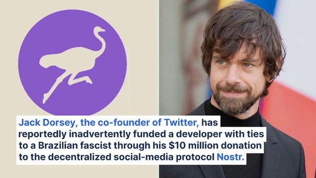 Jack Dorsey's $10M Donation To Decentralized Twitter Alternative Ends Up Funding Brazilian Fascist