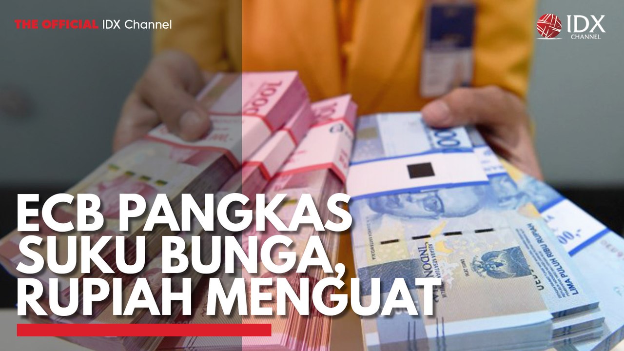 ECB Pangkas Suku Bunga, Rupiah Menguat